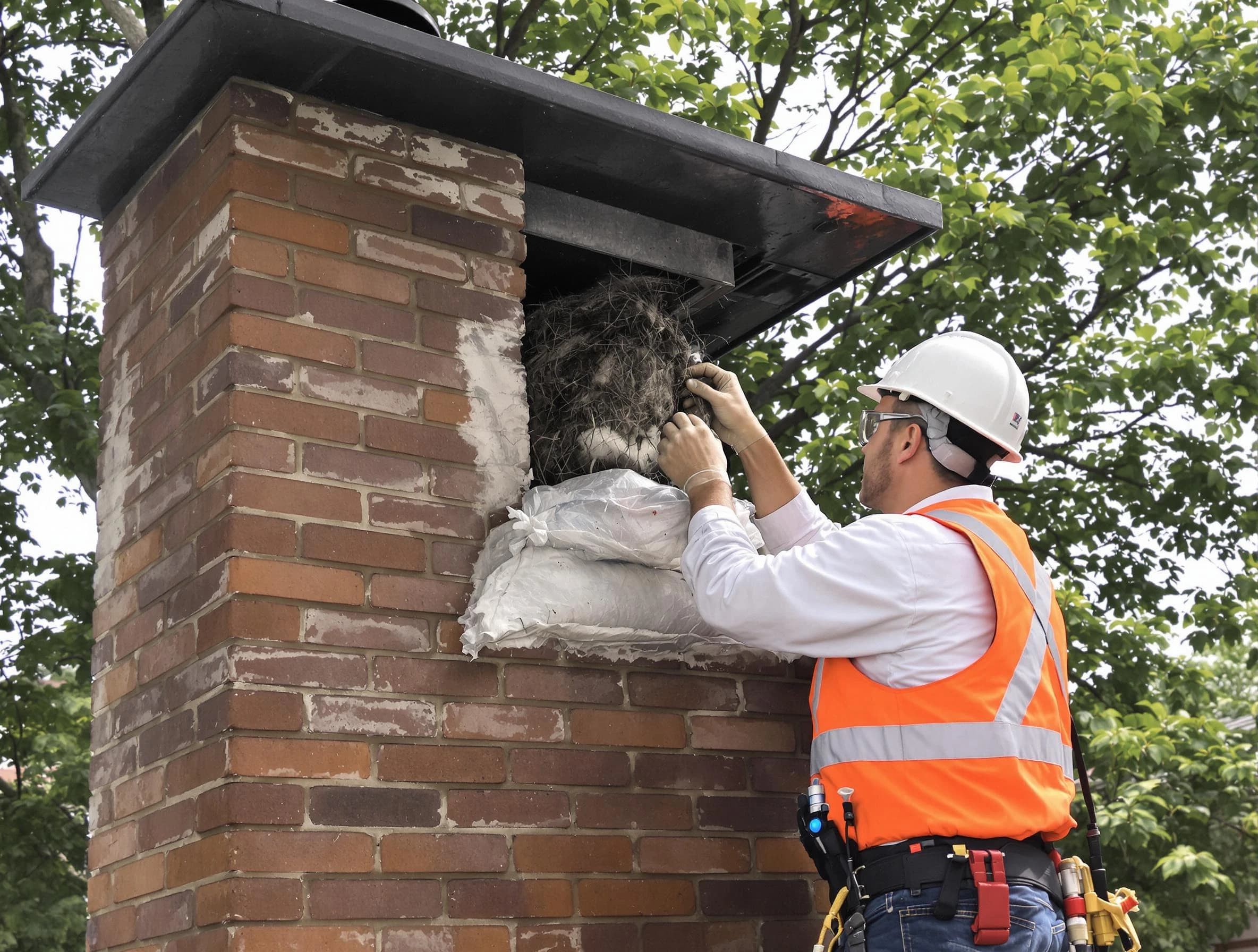 Humane removal of debris and animals by Aurora Chimney Sweep in Aurora, CO
