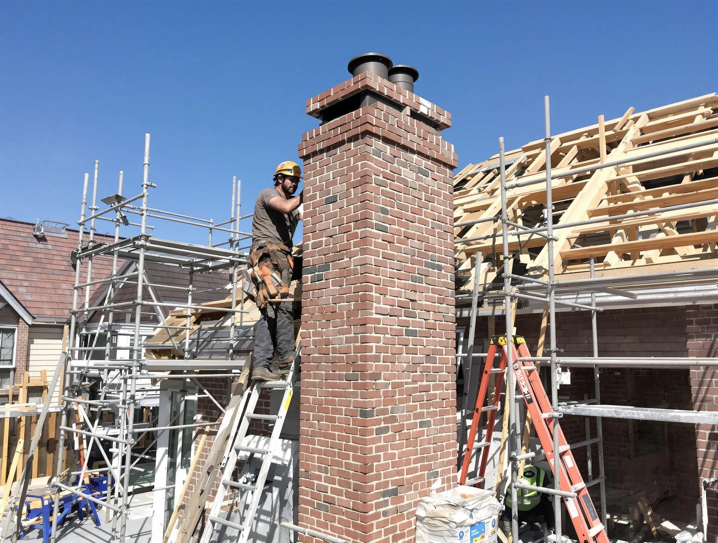 New chimney installation completed by Aurora Chimney Sweep in Aurora, CO