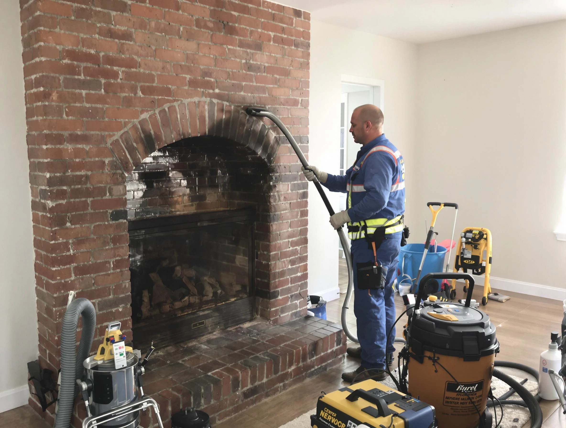Aurora Chimney Sweep expert performing detailed chimney sweep in Aurora, CO
